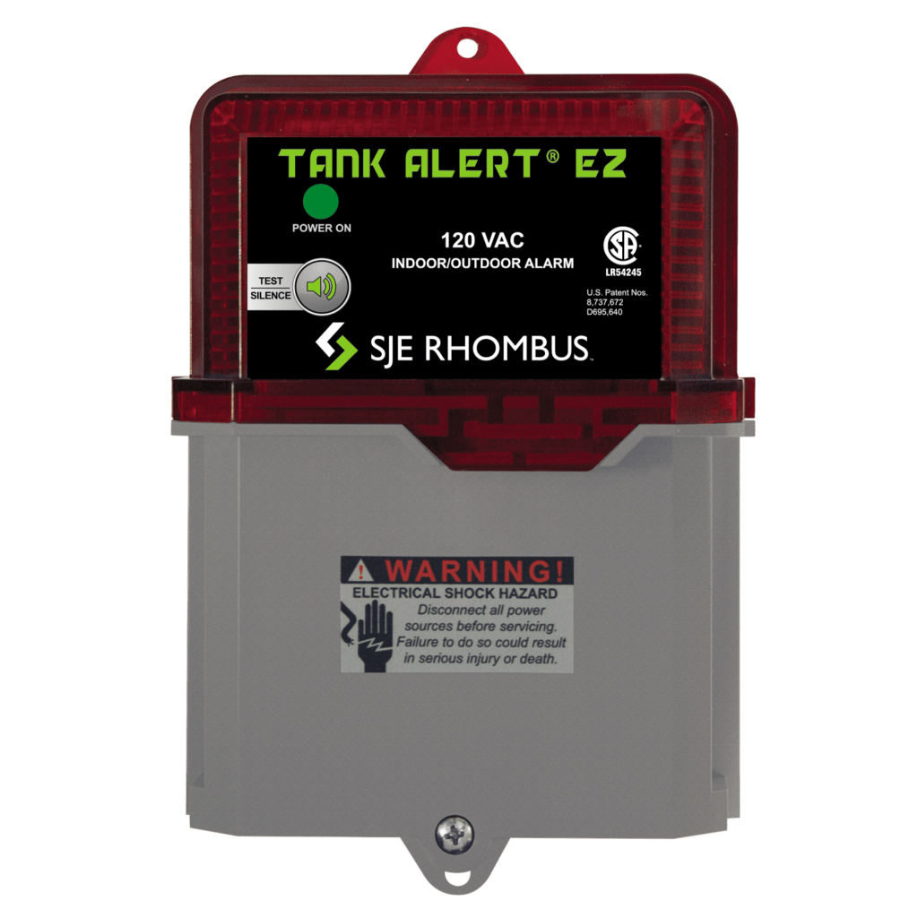 SJE Rhombus Tank Alert EZ Alarm System Rex Vault Service, Inc