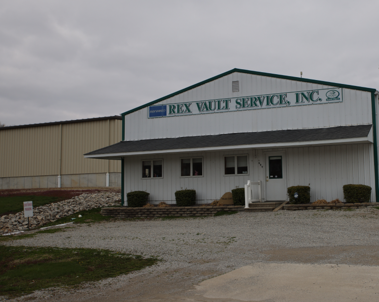 Rex Vault Service, Inc. is the Area Leader in Pre-Fab Concrete.